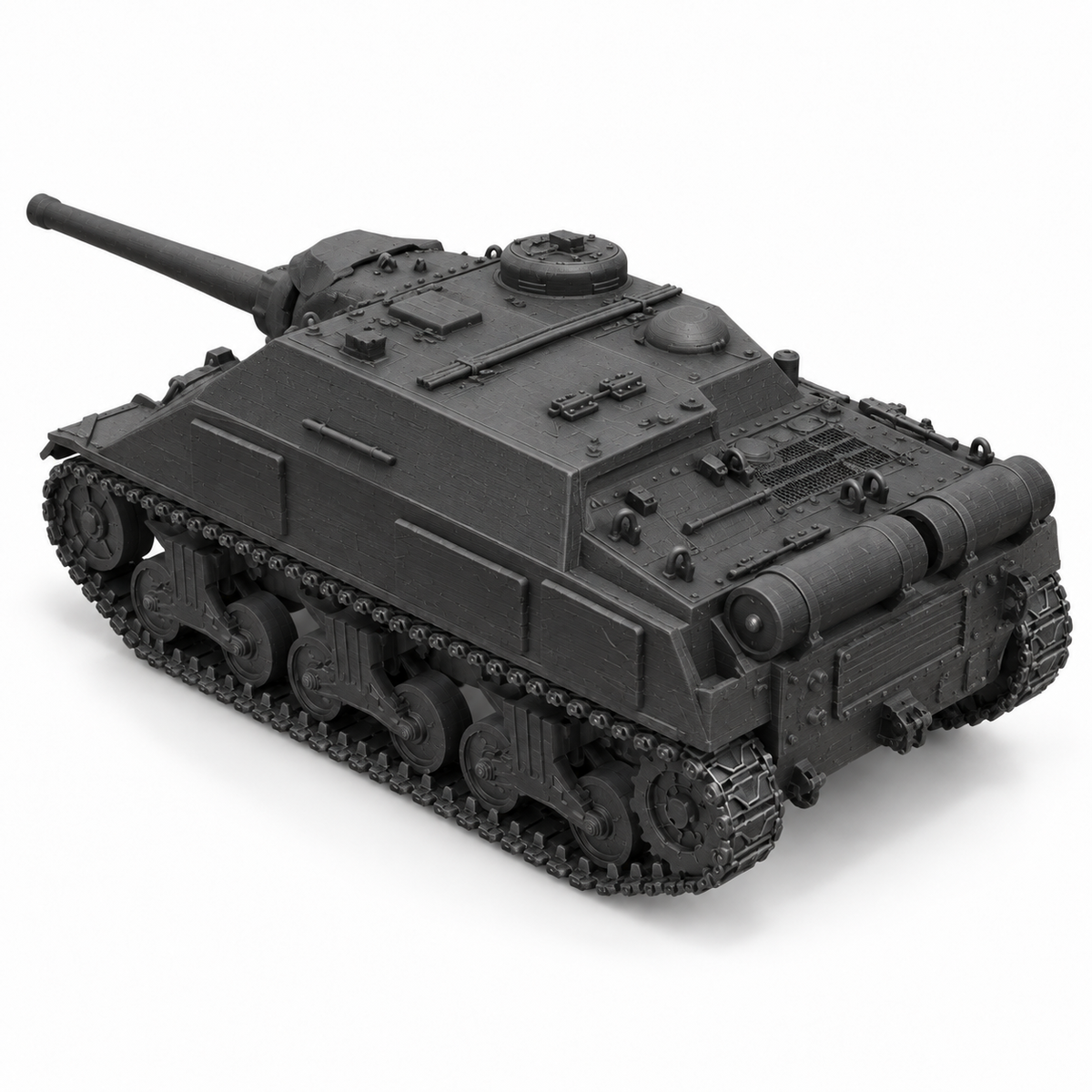 SSMODEL 1/72 1/144 Multi Scale SU-85i Soviet fictional medium tank MODEL TSS0484 — detail view 4