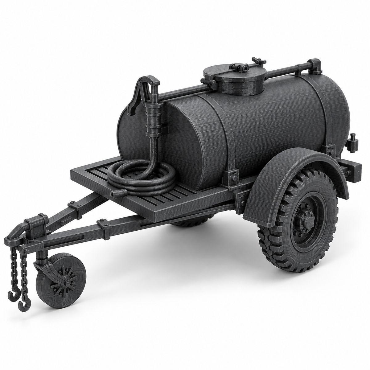 SSMODEL 1/72 1/144 WWII US G-527 Water Tank Trailer 250gal Resin Model TSS1244 — scale model kit