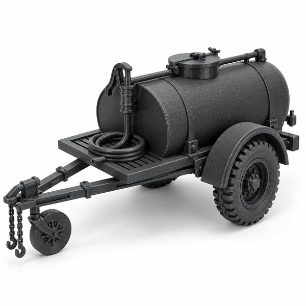 SSMODEL 1/72 1/144 WWII US G-527 Water Tank Trailer 250gal Resin Model TSS1244