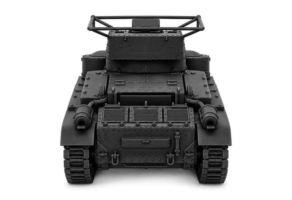 SSMODEL 1/72 1/144 Multi Scale Vickers Medium Tank Mk.III UK Tank MODEL TSS1167