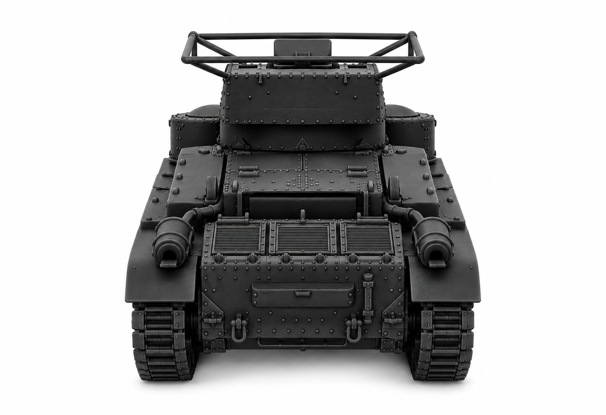 SSMODEL 1/72 1/144 Multi Scale Vickers Medium Tank Mk.III UK Tank MODEL TSS1167 — detail view 4
