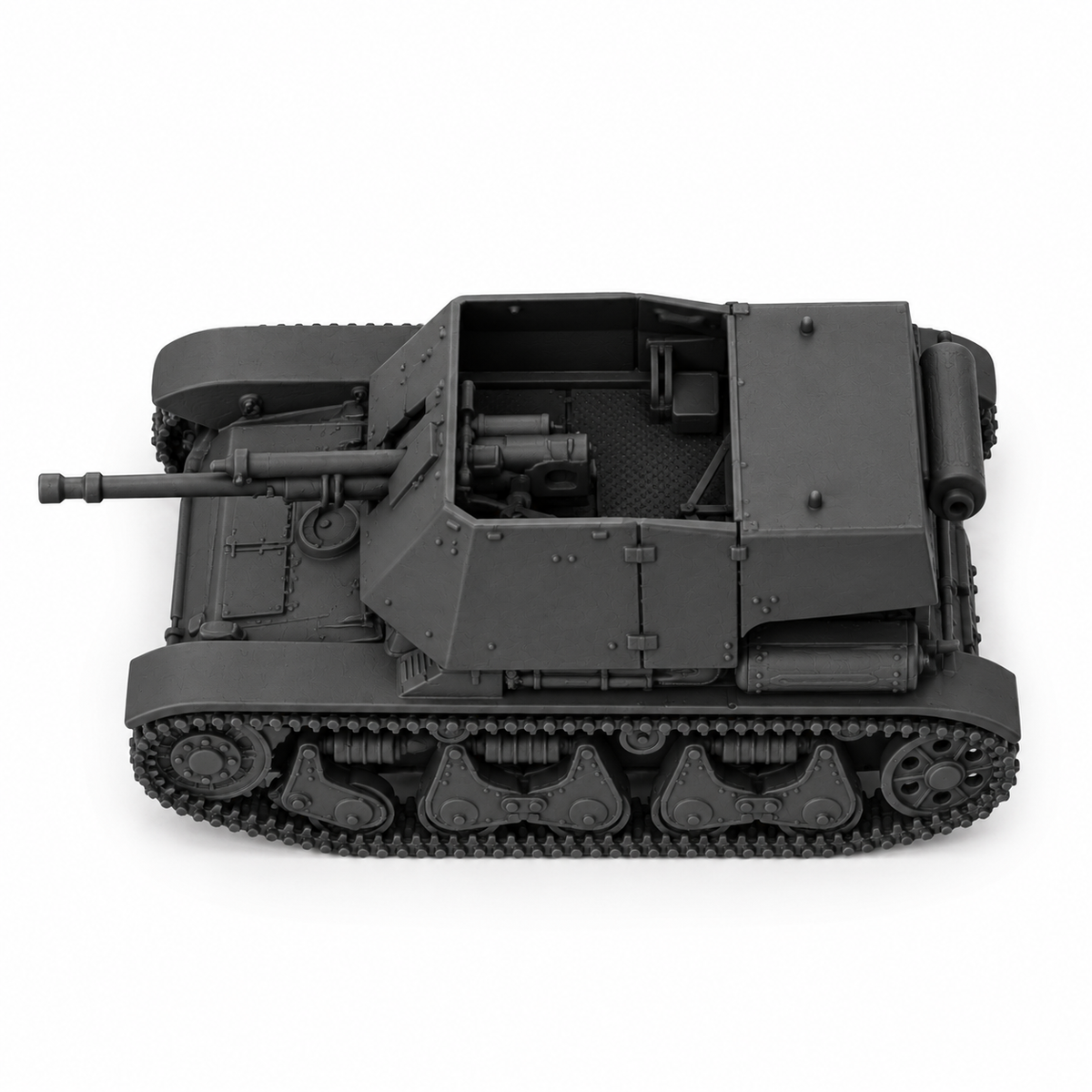 SSMODEL 1/72 1/144 Panzerjager 35R with 4.7cm Pak anti-tank Resin MODEL TSS1516 — detail view 4