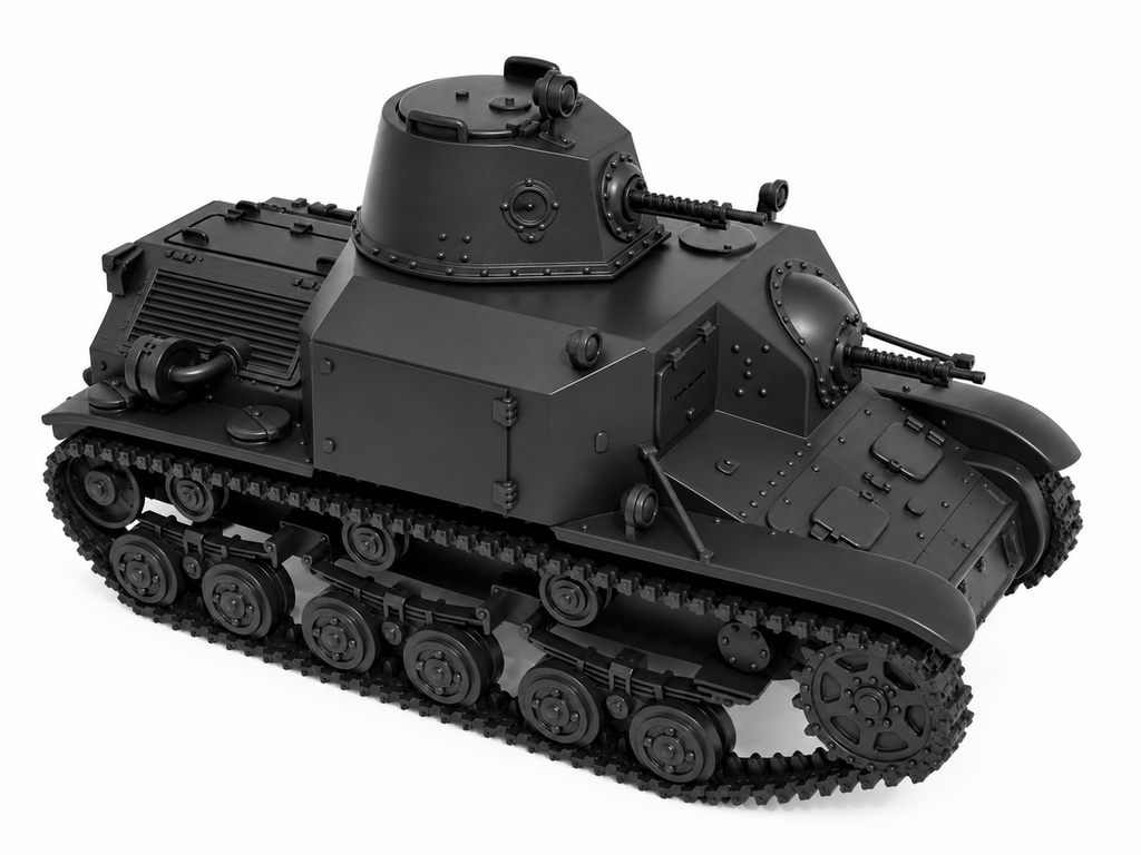 SSMODEL 1/72 1/144 Multi Scale Type 92 Jyu-Sokosha late Tank MODEL kit TSS1384
