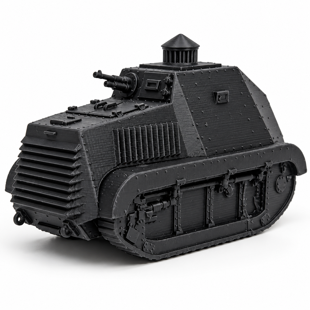 SSMODEL 1/72 1/144 Multi-Scale Spanish Civil War Landesa Tractor Model TSS1013