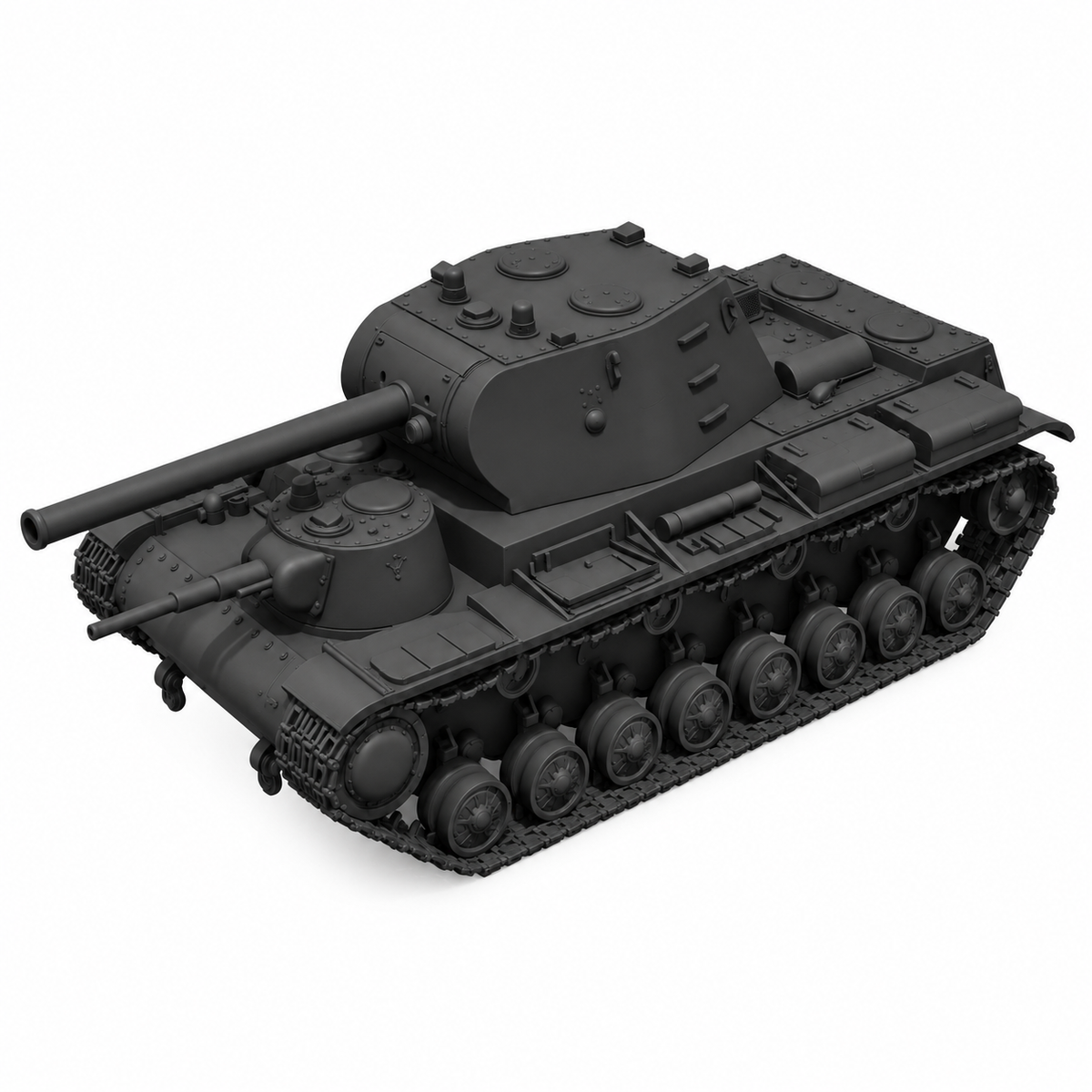 SSMODEL 1/72 1/144 Multi Scale KV-4 v2 tank Resin Model Kit TSS0089 — detail view 9