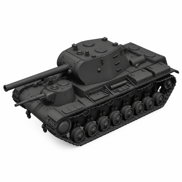 SSMODEL 1/72 1/144 Multi Scale KV-4 v2 tank Resin Model Kit TSS0089