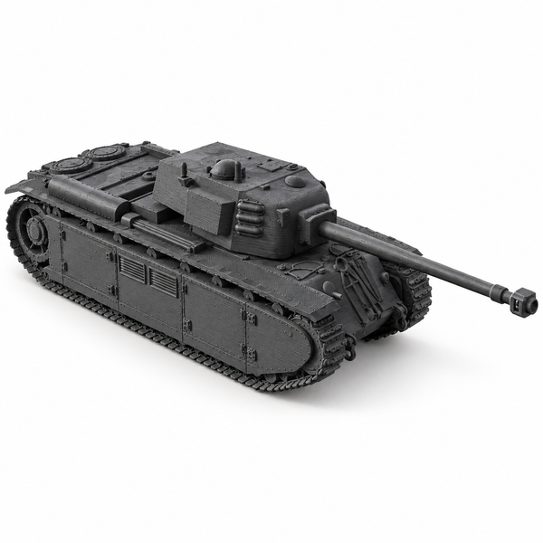 SSMODEL 1/72 1/144 FCM F44 French fictional superheavy tank MODEL kit TSS0472