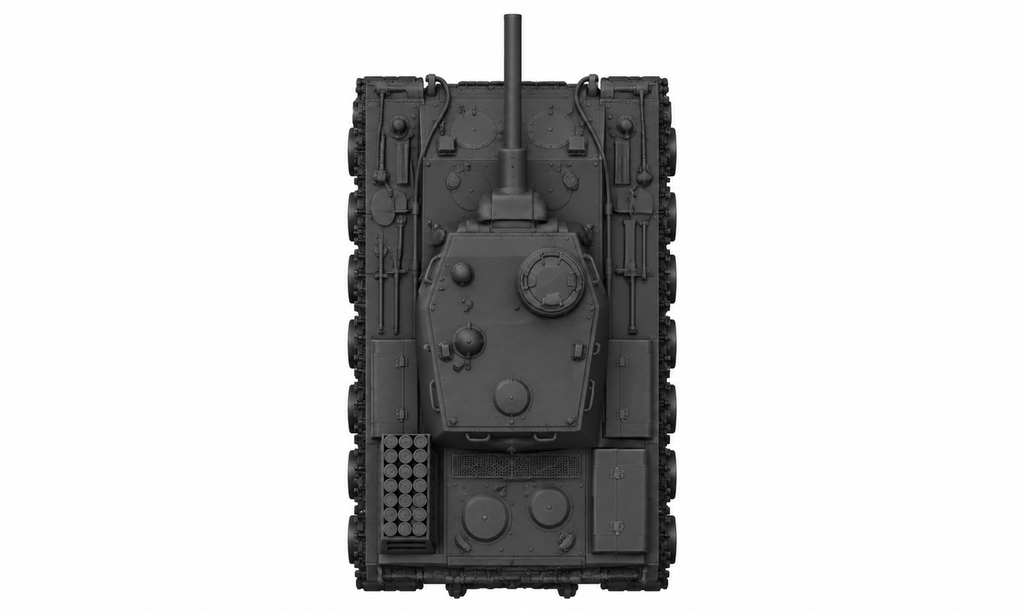 SSMODEL 1/72 1/144 Multi Scale Pz.Kpfw. KW II 754 (r) Tank MODEL kit TSS0136