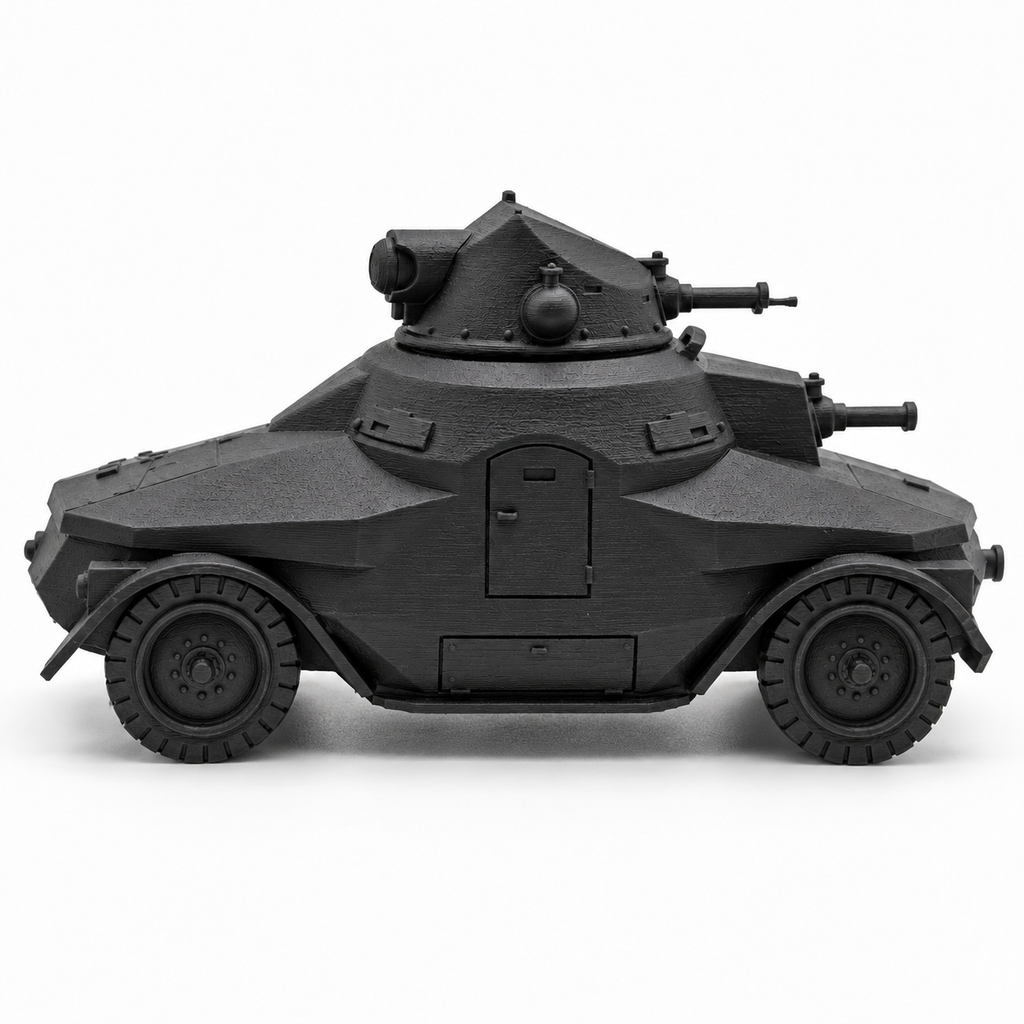 SSMODEL1/72 1/144 WWII Czech PA-III OA vz.27 Armored Car Resin Model Kit TSS1214