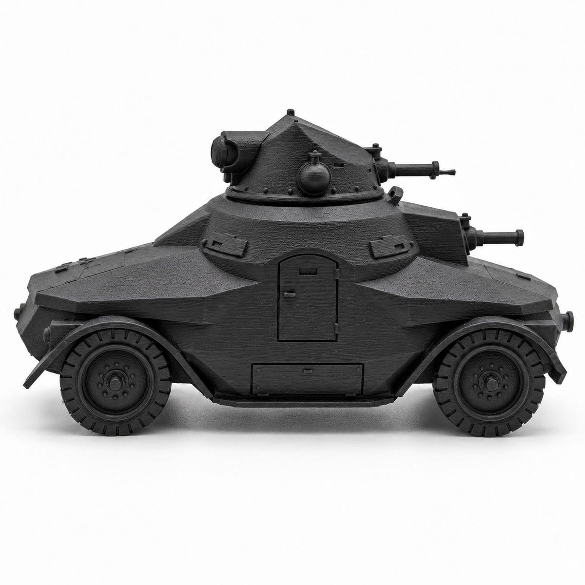 SSMODEL1/72 1/144 WWII Czech PA-III OA vz.27 Armored Car Resin Model Kit TSS1214 — detail view 2