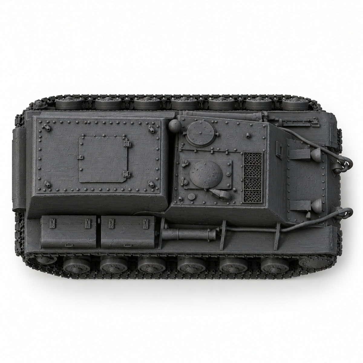 SSMODEL 1/72 1/144 Object 212 ST Soviet Heavy Tractor Tank MODEL kit TSS0119 — detail view 5