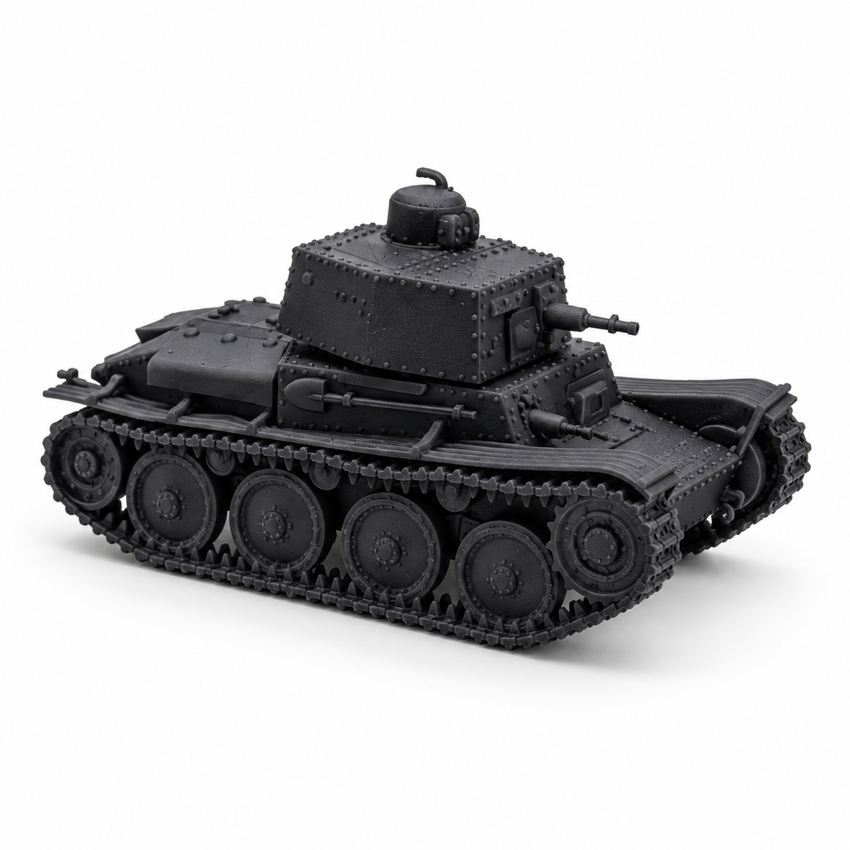 SSMODEL 1/32 1/35 1/48 1/64 LT vz.40 Light Tank Command & 37mm Model Kit TSS1285 — detail view 4
