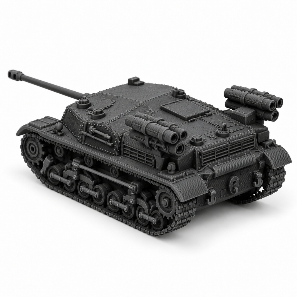 SSMODEL 1/72 1/144 Multi Scale 43M Zrinuy Sorozatveto Tank Resin Model TSS0745