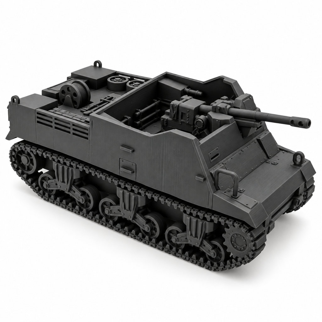 SSMODEL 1/72 1/144 WWII Canadian M7 Sexton II SPG D-Day Resin Model Kit TSS0887