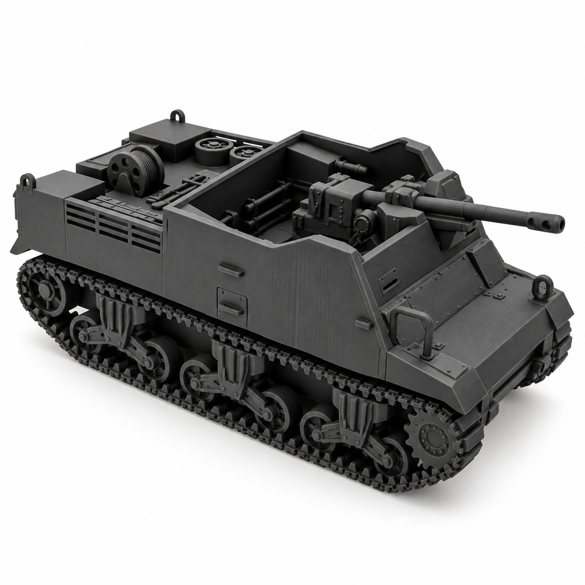 SSMODEL 1/72 1/144 WWII Canadian M7 Sexton II SPG D-Day Resin Model Kit TSS0887 — detail view 3
