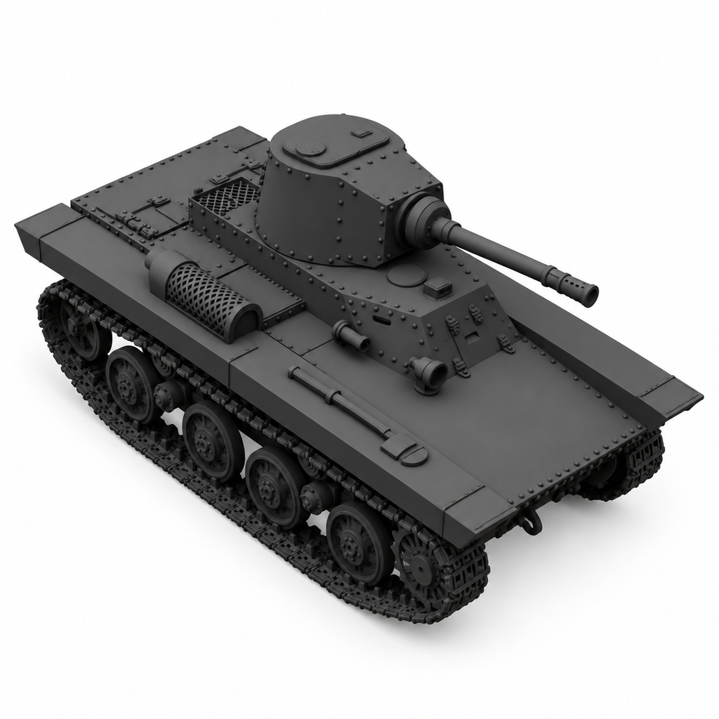 SSMODEL 1/72 1/144 Multi Scale PZInż 130 Tank Resin MODEL kit TSS0313