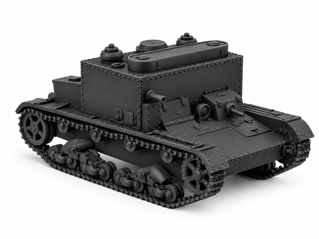 SSMODEL 1/72 1/144 Multi Scale TTs-26 T-26 Fuel tank Resin Model Kit TSS0076
