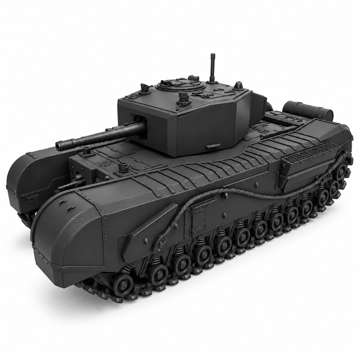 SSMODEL 1/72 1/144 Multi Scale Churchill MK III UK Tank Resin Model Kit TSS0800 — detail view 13