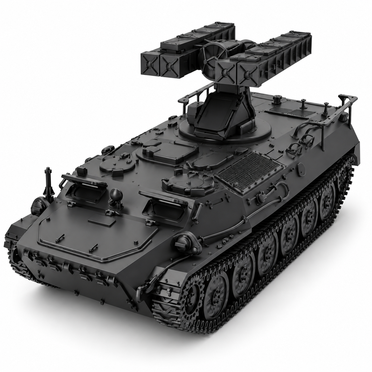 SSMODEL 1/72 1/144 MT-LB Soviet APC Strela-10 SAAM Variant Resin Model TSS1560 — detail view 5