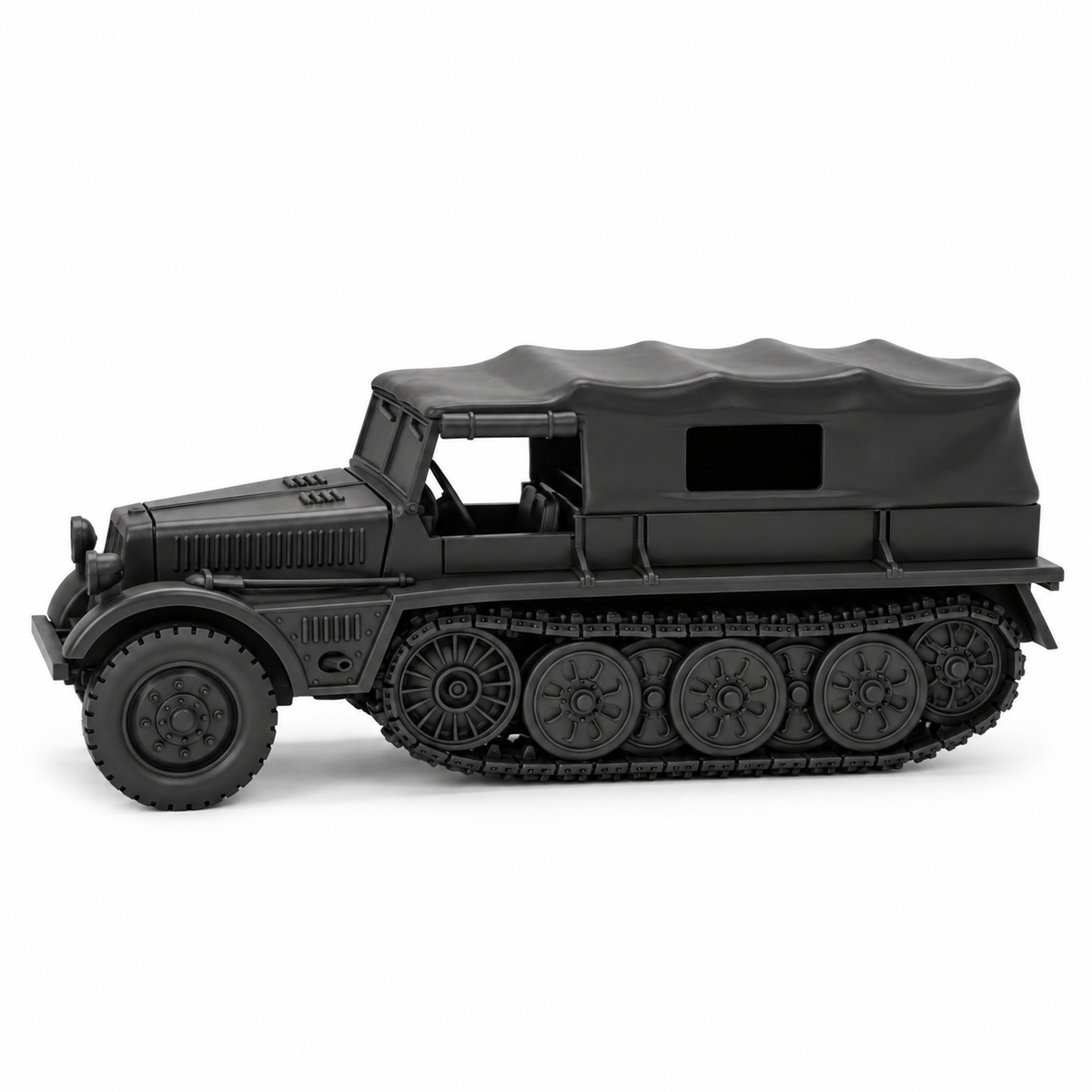 SSMODEL 1/72 1/144 Sd.Kfz.10/2 Demag with 21cm Nebelwerfer Resin MODEL TSS1521 — detail view 4