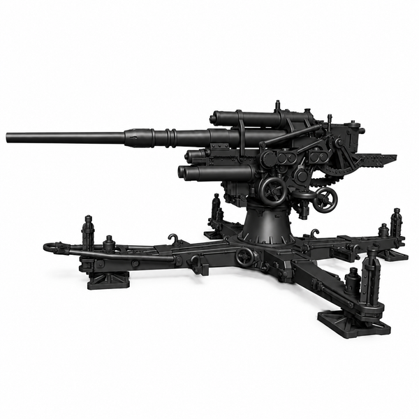 SSMODEL 1/72 1/144 Anti-Aircraft 8.8cm FlaK 37 on cross Resin MODEL KIT TSS1451
