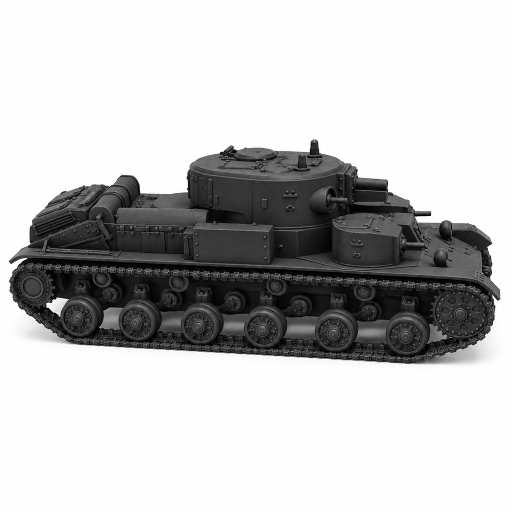 SSMODEL 1/72 1/144 Multi Scale T-28 Soviet experimental Tank MODEL kit TSS0014