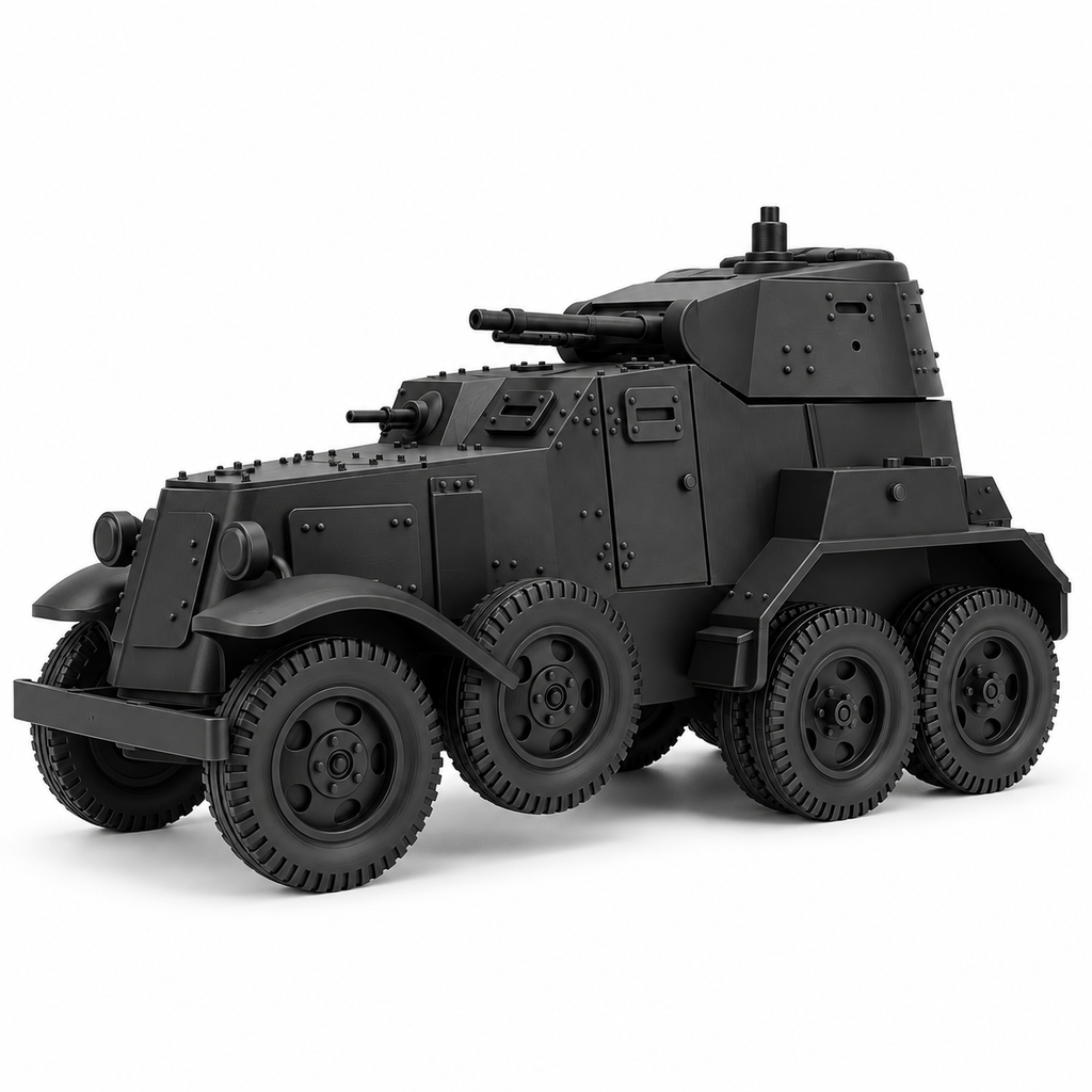 SSMODEL 1/72 1/144 Beutespahwagen BA10M mit 2c Kw 30 L55 Resin Model Kit TSS0768