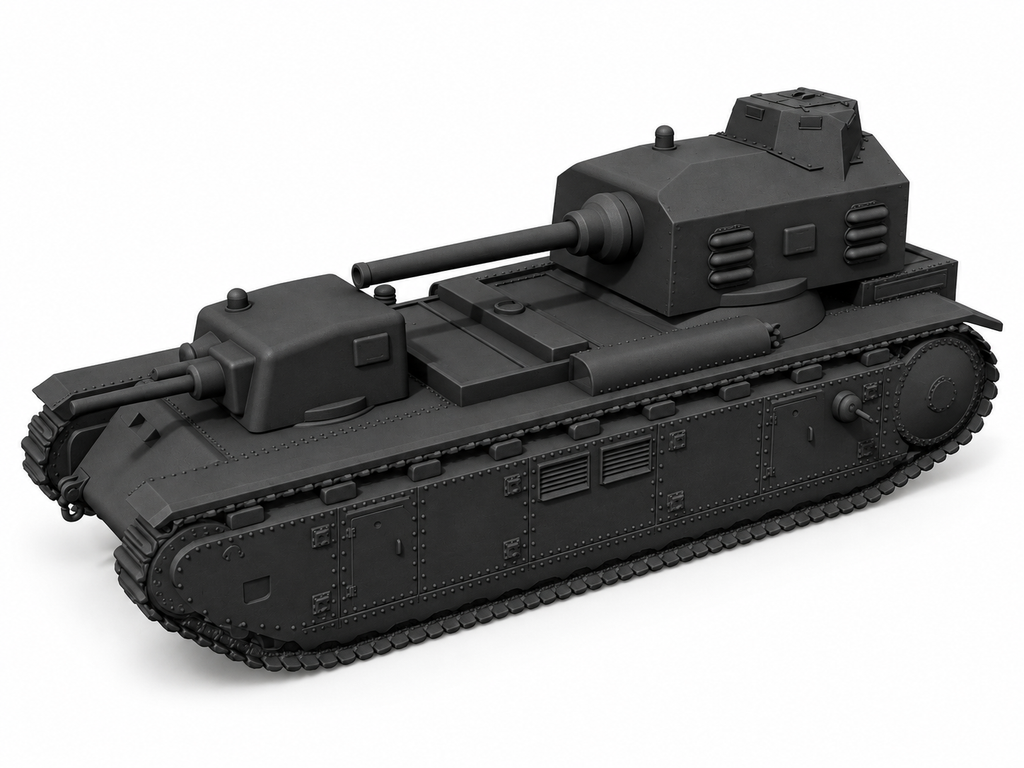 SSMODEL 1/72 1/144 Multi Scale FCM F1 tank Resin Model Kit TSS0273