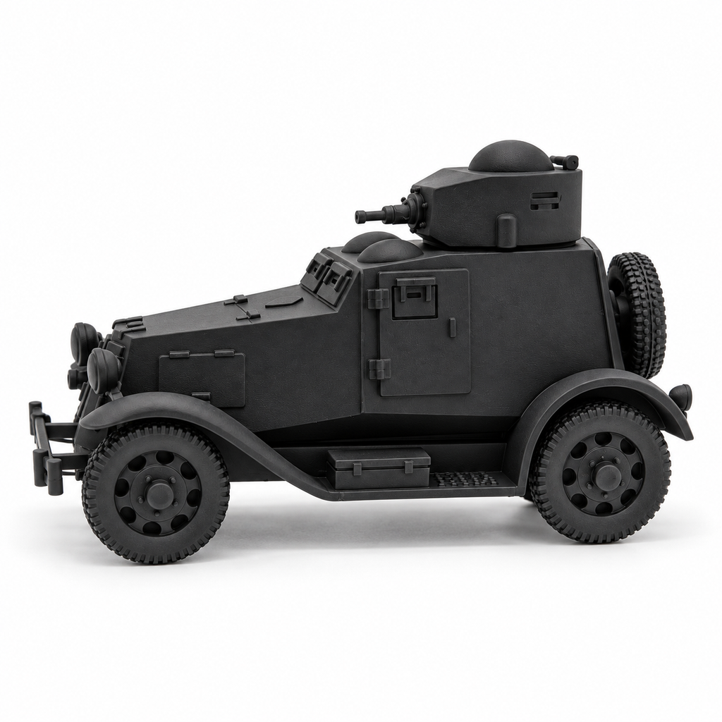 SSMODEL 1/72 1/144 Multi-Scale WWII Soviet FAI Armored Car Resin Model TSS1237