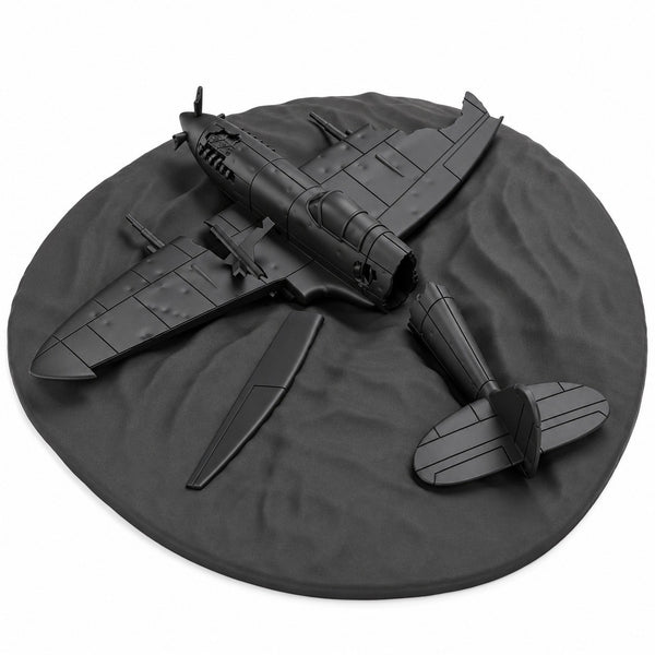 SSMODEL 1/72 1/144 Spitfire Mk.IX - destroyed UK WW2 Resin Model Kit RSS0054