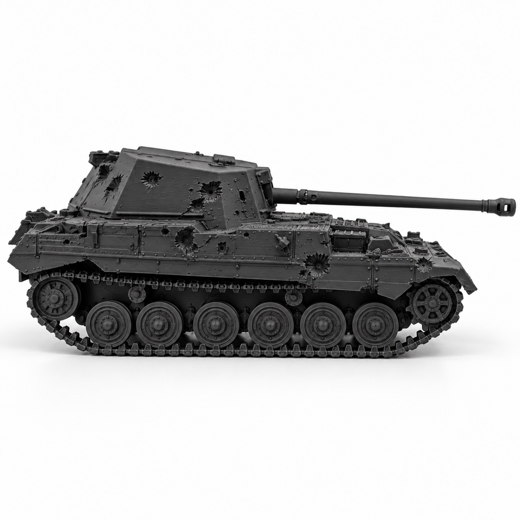 SSMODEL 1/72 1/144 WWII British Destroyed Archer SPG Wreck Resin Model TSS1209