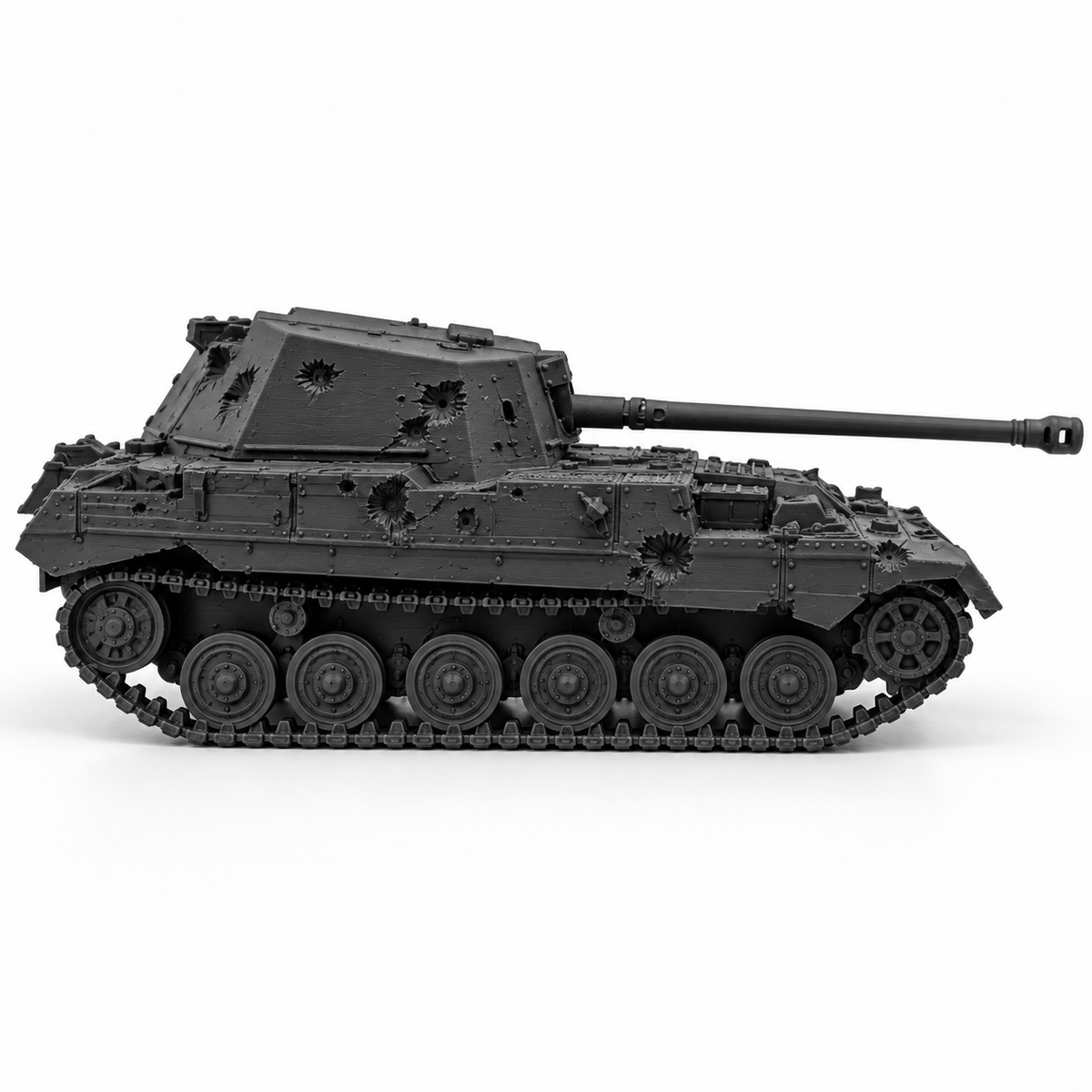 SSMODEL 1/72 1/144 WWII British Destroyed Archer SPG Wreck Resin Model TSS1209 — detail view 3