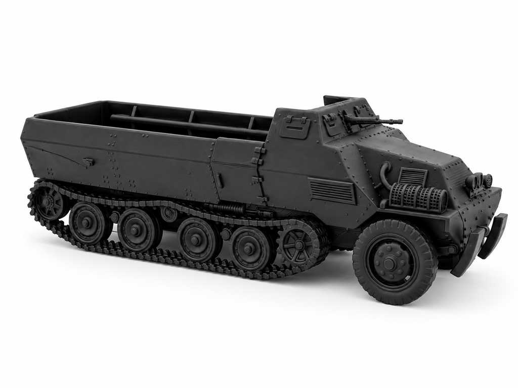 SSMODEL 1/72 1/144 Type 1 Ho-Ha Japan WWII Half-Track APC Resin Model TSS1583