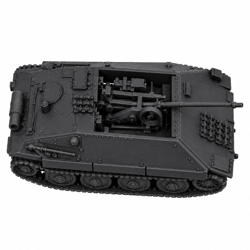 SSMODEL 1/72 1/144 Bergepanzer 38t Hetzer mit 2cm FlaK 38 tank Model Kit TSS0173