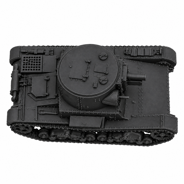 SSMODEL 1/72 1/144 Multi Scale T-26A T-26-4 tank Resin Model Kit TSS0083