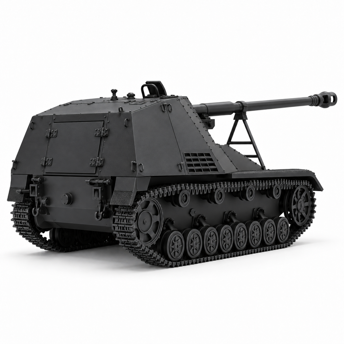 SSMODEL 1/72 1/144 WWII Nashorn Hornisse SdKfz164 88mm Resin Model Kit TSS1252 — detail view 4