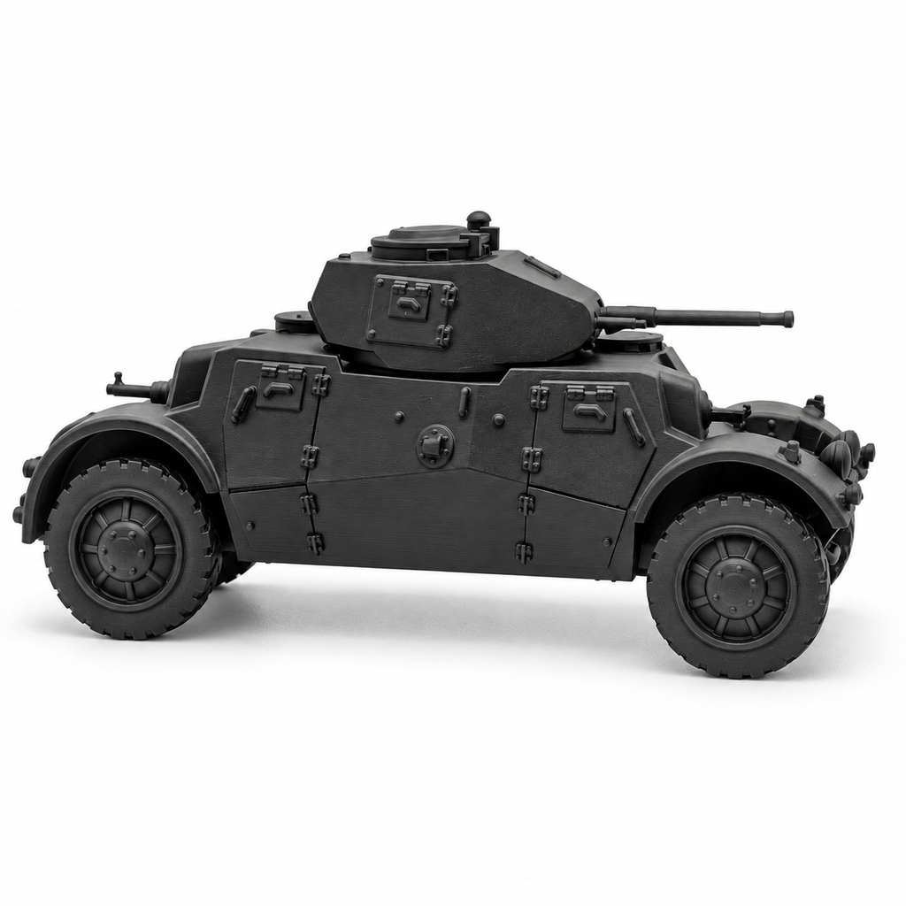 SSMODEL 1/72 1/144 WWII Lynx Pansarbil m/39 Armored Car Resin Model Kit TSS1277