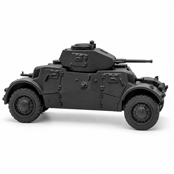 SSMODEL 1/72 1/144 WWII Lynx Pansarbil m/39 Armored Car Resin Model Kit TSS1277