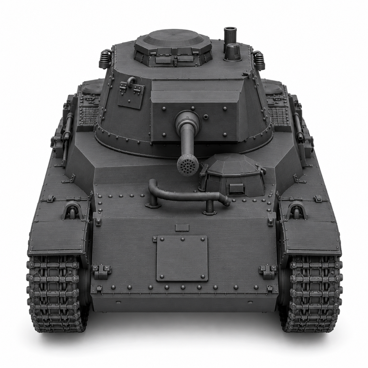 SSMODEL 1/72 1/144 Multi Scale Toldi III tank Resin Model Kit TSS0197 — detail view 5