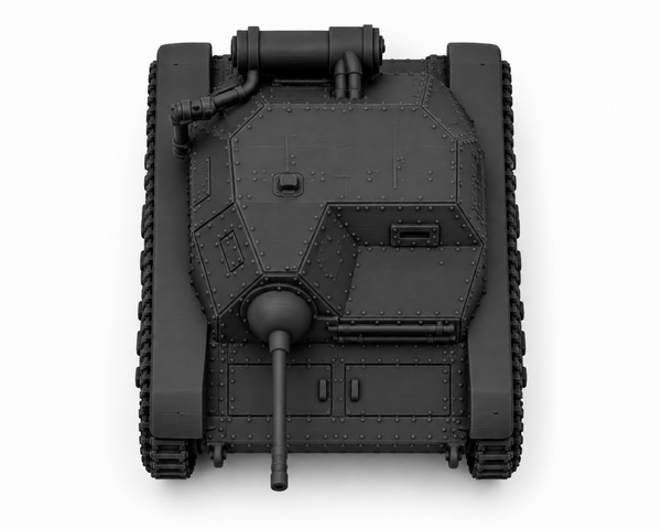 SSMODEL 1/72 1/144 Multi Scale with 2 optional machine guns Tank MODEL TSS1382