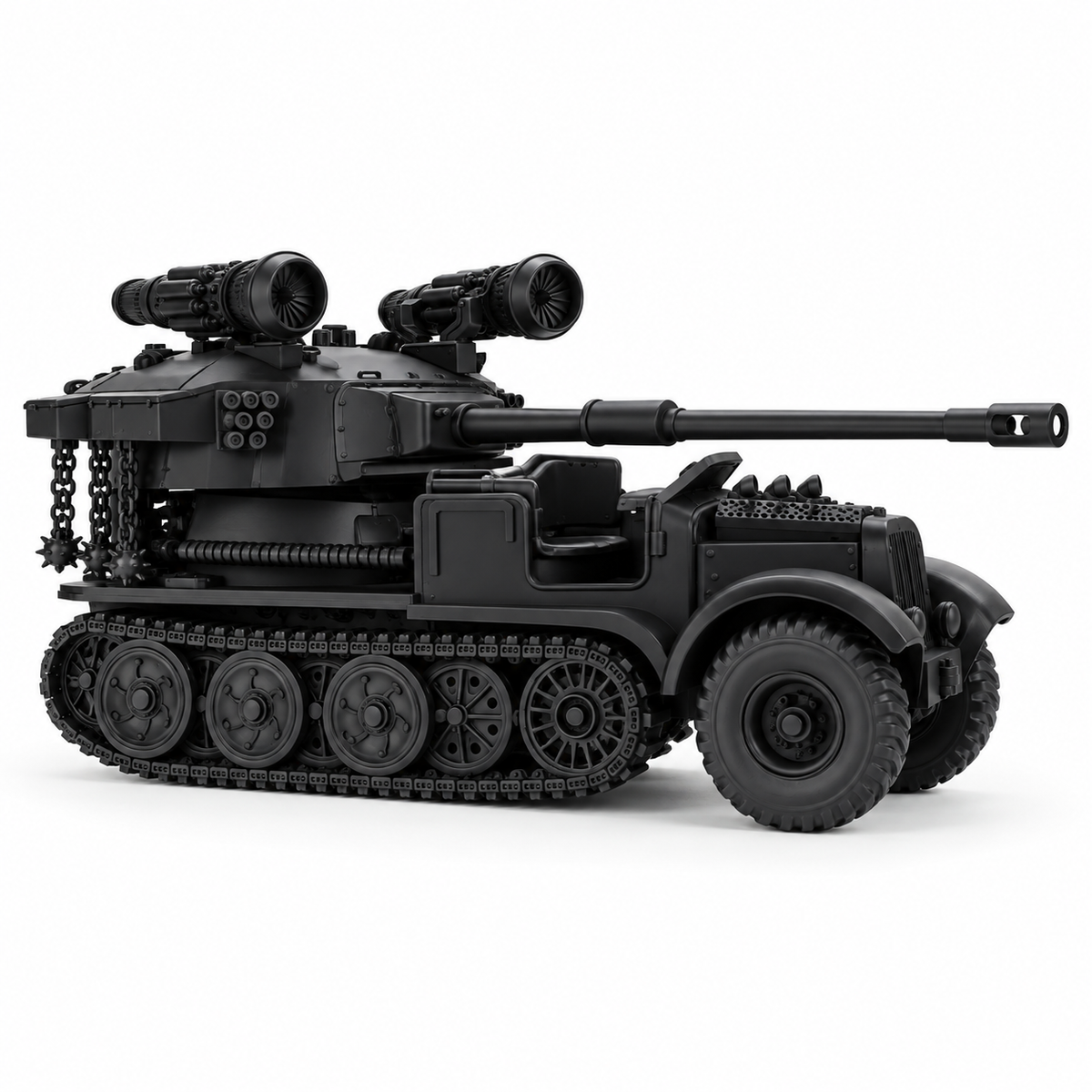 SSMODEL 1/72 1/144 Sd.Kfz.6/3 7.62cm Pak 36 Diana Sci-Fi Resin Model Kit TSS1576 — detail view 4