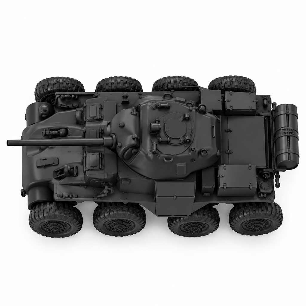 SSMODEL 1/72 1/144 Multi Scale T18E2 Boarhound US Resin MODEL KIT TSS0976