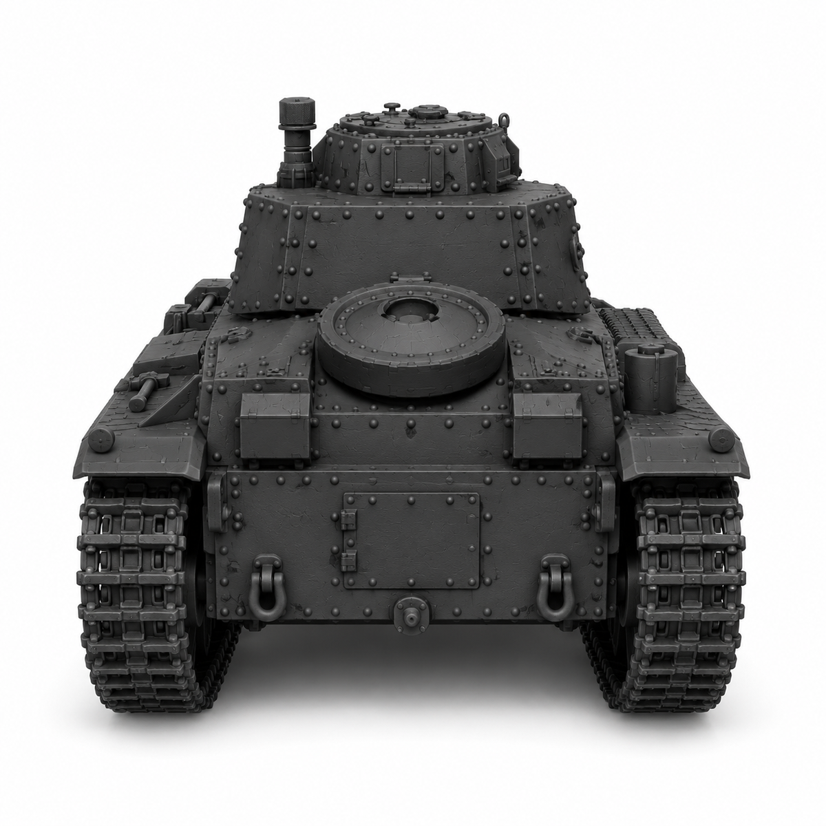 SSMODEL 1/72 1/144 Multi Scale Panzerkampfwagen 38t tank Resin Model Kit TSS0189 — detail view 4