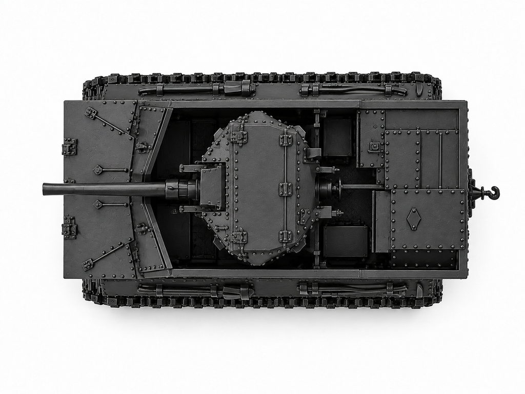 SSMODEL 1/72 1/144 Multi Scale hunter T13 B2 Tank MODEL kit TSS1378