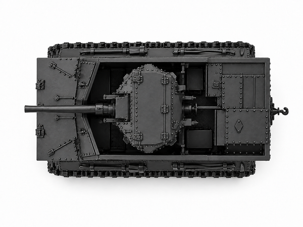 SSMODEL 1/72 1/144 Multi Scale hunter T13 B2 Tank MODEL kit TSS1378