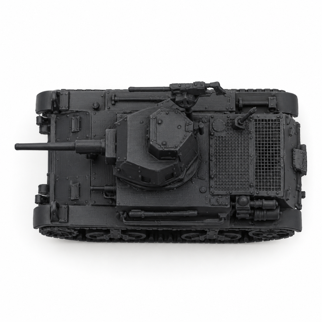 SSMODEL 1/72 1/144 Multi-Scale M3A1 US Light Tank WWII Resin Model Kit TSS1288