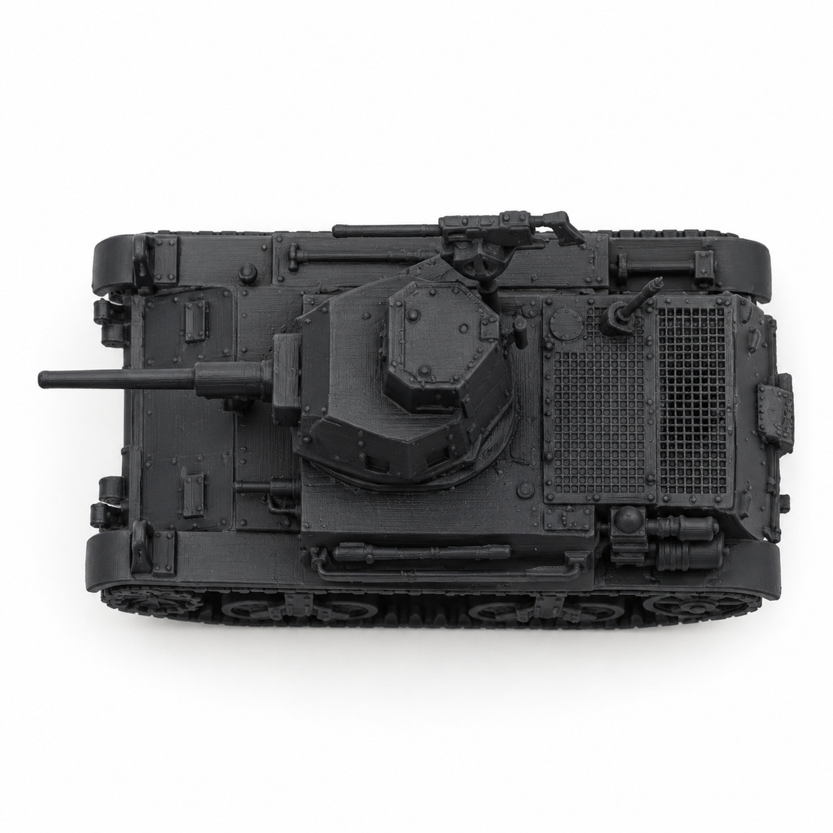 SSMODEL 1/72 1/144 Multi-Scale M3A1 US Light Tank WWII Resin Model Kit TSS1288 — detail view 4