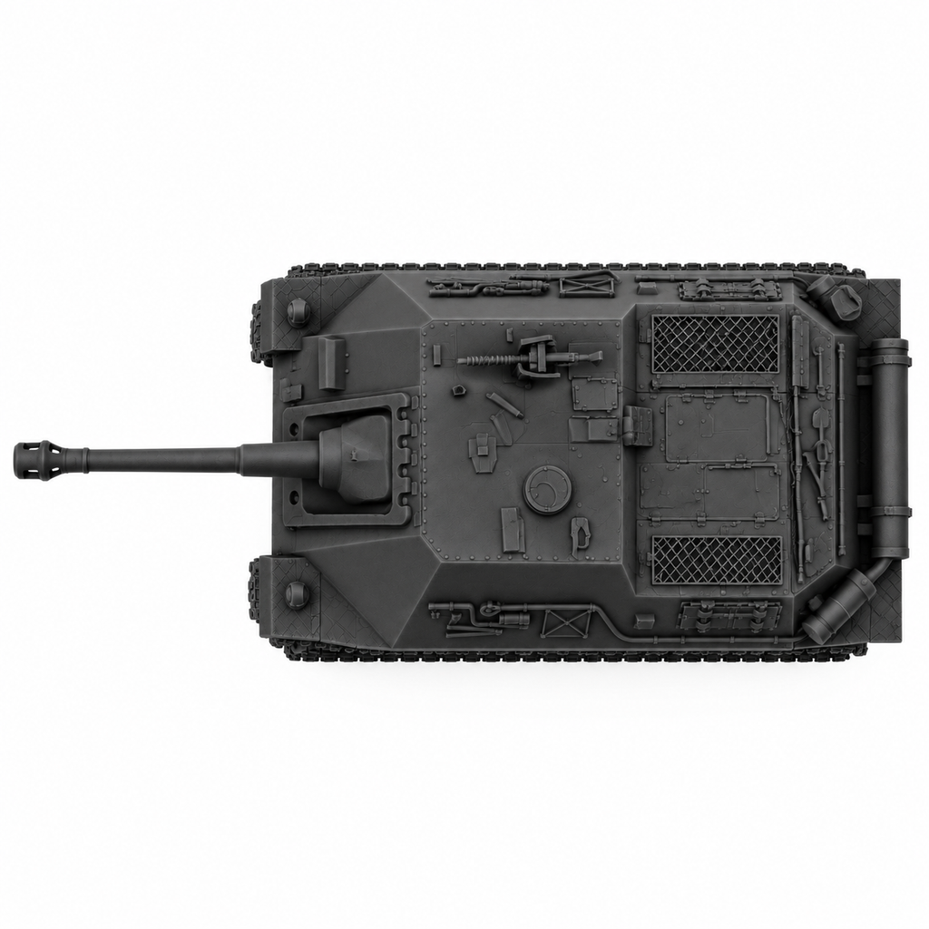 SSMODEL 1/72 1/144 Multi Scale Skoda T25 German fictional tank model kit TSS0530