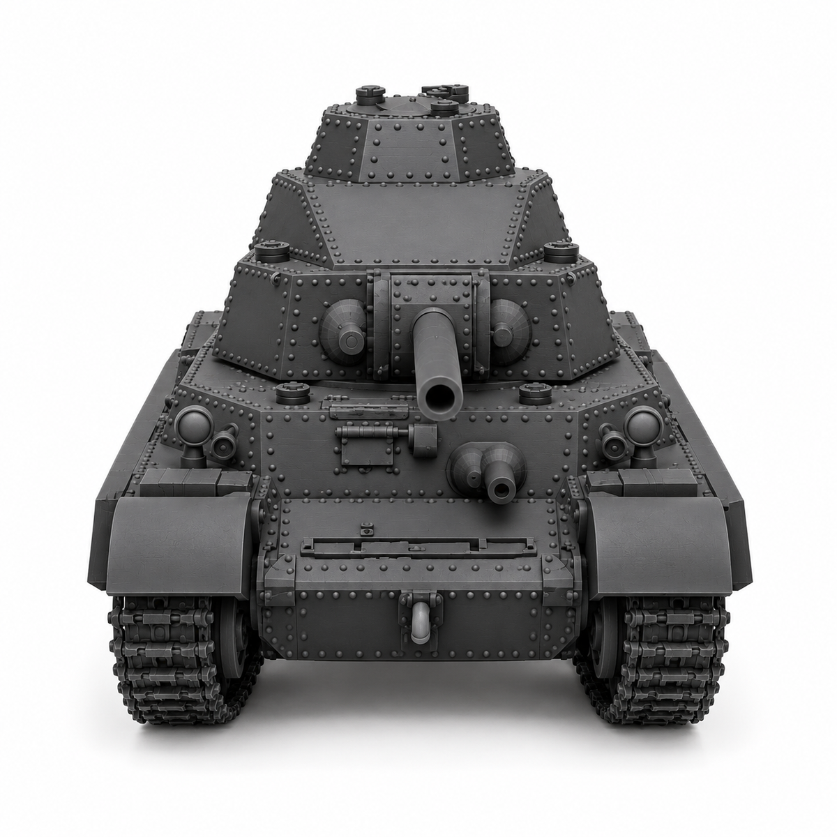 SSMODEL 1/72 1/144 Multi Scale 43M Turan III tank Resin Model Kit TSS0193 — detail view 2