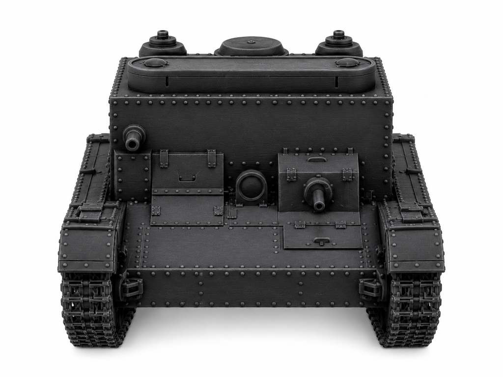 SSMODEL 1/72 1/144 Multi Scale TTs-26 T-26 Fuel tank Resin Model Kit TSS0076